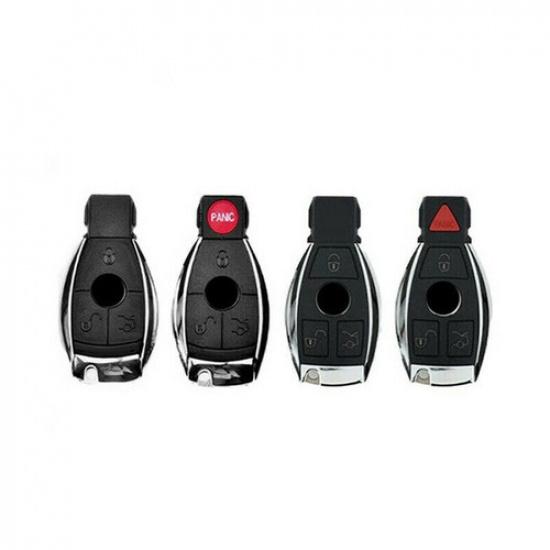 Real Leather Car Key Fob Case Cover Holder Chain For Mercedes Benz Accessories