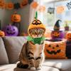 Cat And Dog Halloween Costumes, Halloween Pumpkin Hats, Adjustable Pet Headwear, Party Costumes, Dog And Cat Costume Accessories, 4-piece Set