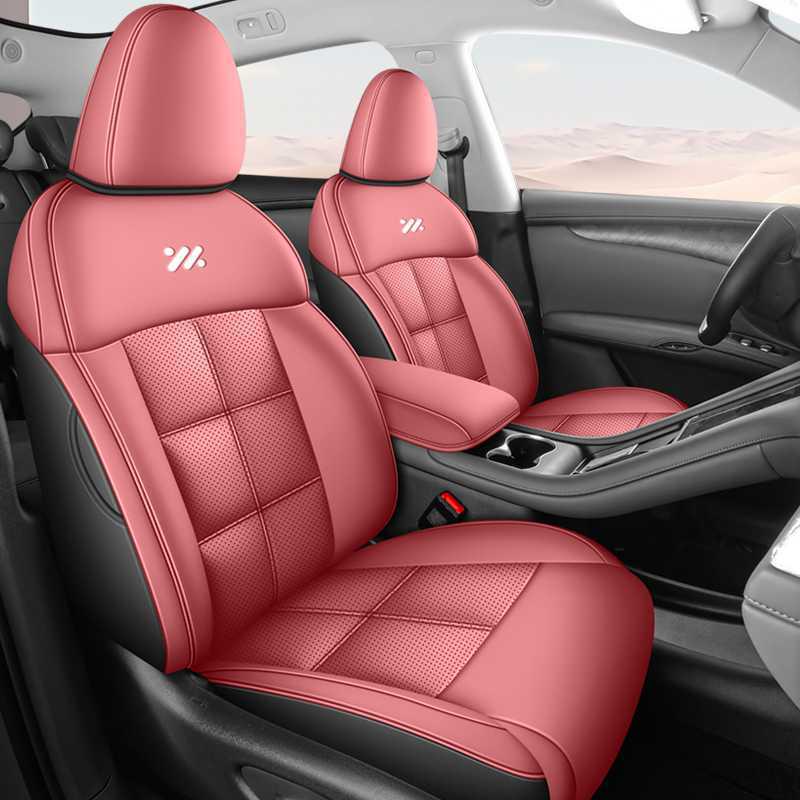 ZEEKR LS6 Seat Covers: Perforated Leather, Full Coverage, All-Season Mats for 23/26 Models [Rear Half Coverage]