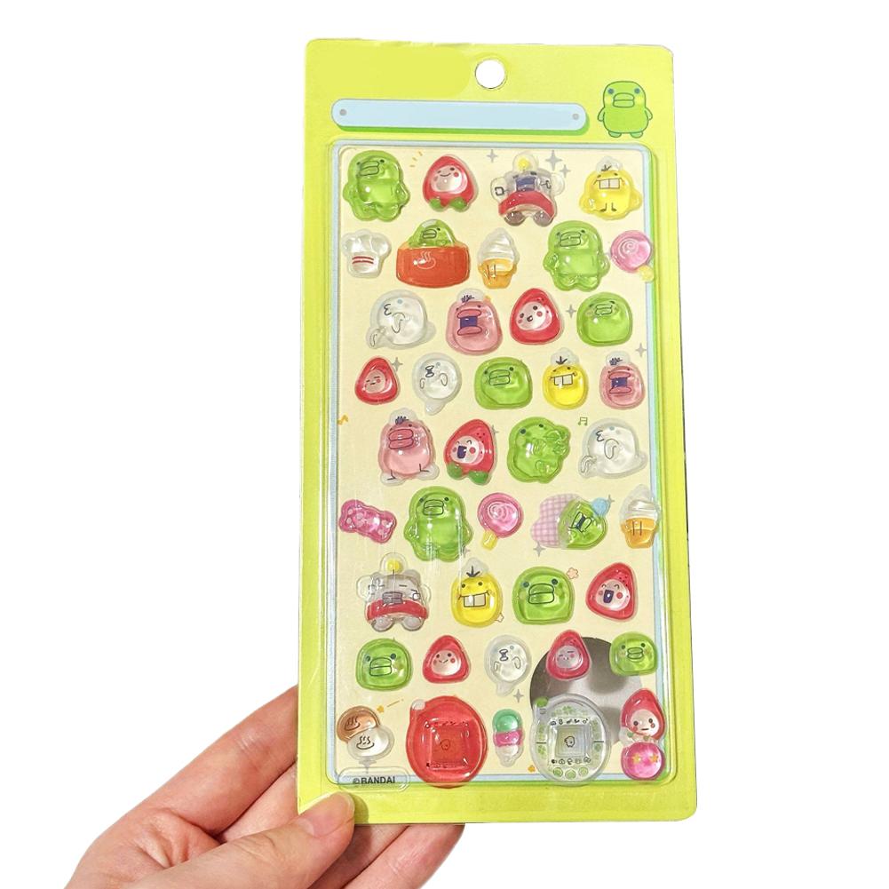 Kawaii 3D Relief Sculpture Stickers Cartoon Creative Peripheral Decal DIY Laptop Scrapbook Decal Party Gift