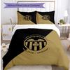 Valencia FC Printed 3PCS Bedding Set Breathable Duvet Cover with Pillowcases Decorative Bed Linen for Bedroom Home