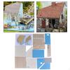 1/35 Miniature European Style House Architecture 3D Puzzles Handmade War Scene Accessory