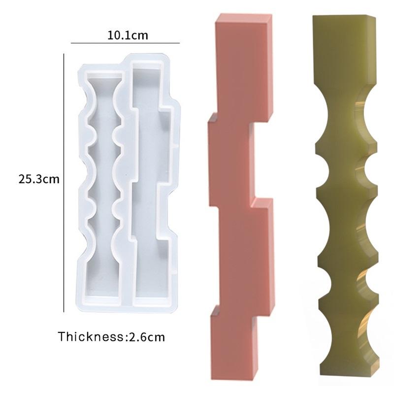 

Геометрическая силиконовая форма для свечей своими руками, волнистая форма из эпоксидной смолы, форма для ароматерапевтических свечей, свадебные подарки, ремесло, домашний декор