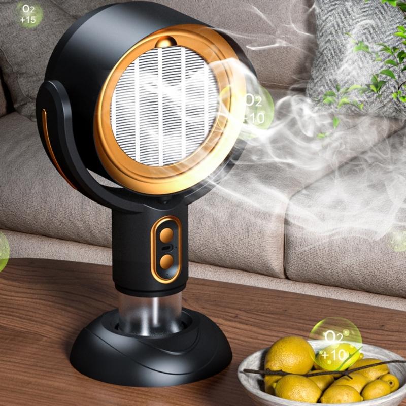 Adjustable Desktop Range Hood Soot Purifying Device Quiet Operation Kitchen Exhaust Hood ABS Texture for Kitchen