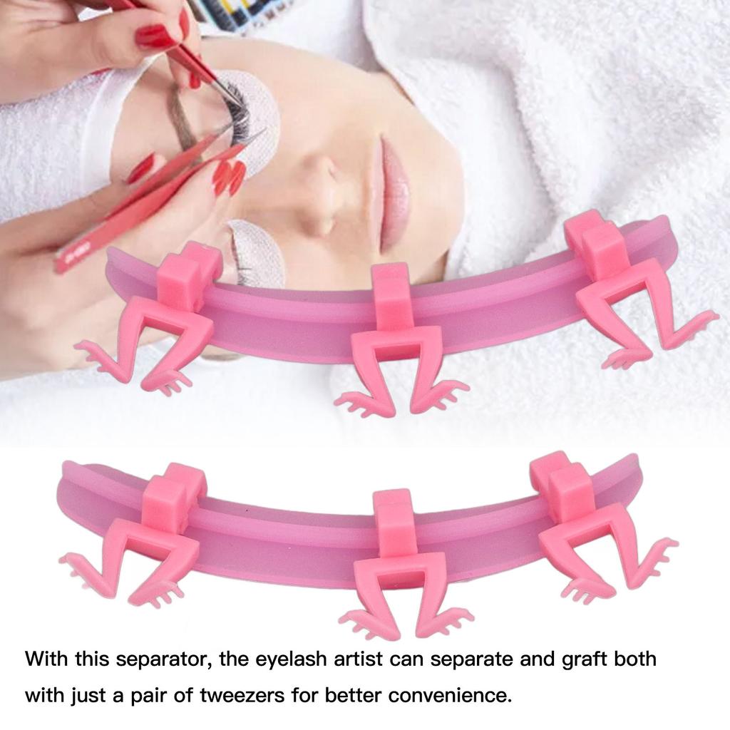 Eyelash Extension Separator Silicone Washable Eyelash Extension Separator Tool for Beauty Salon