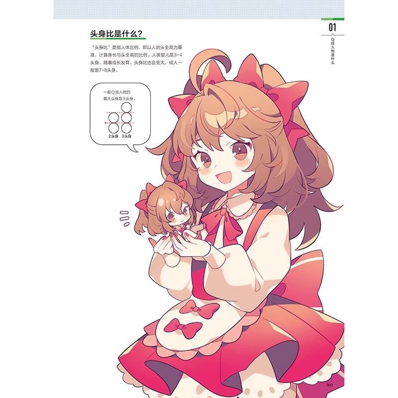 Draw the Q-version character like this Painting Drawing Art Book