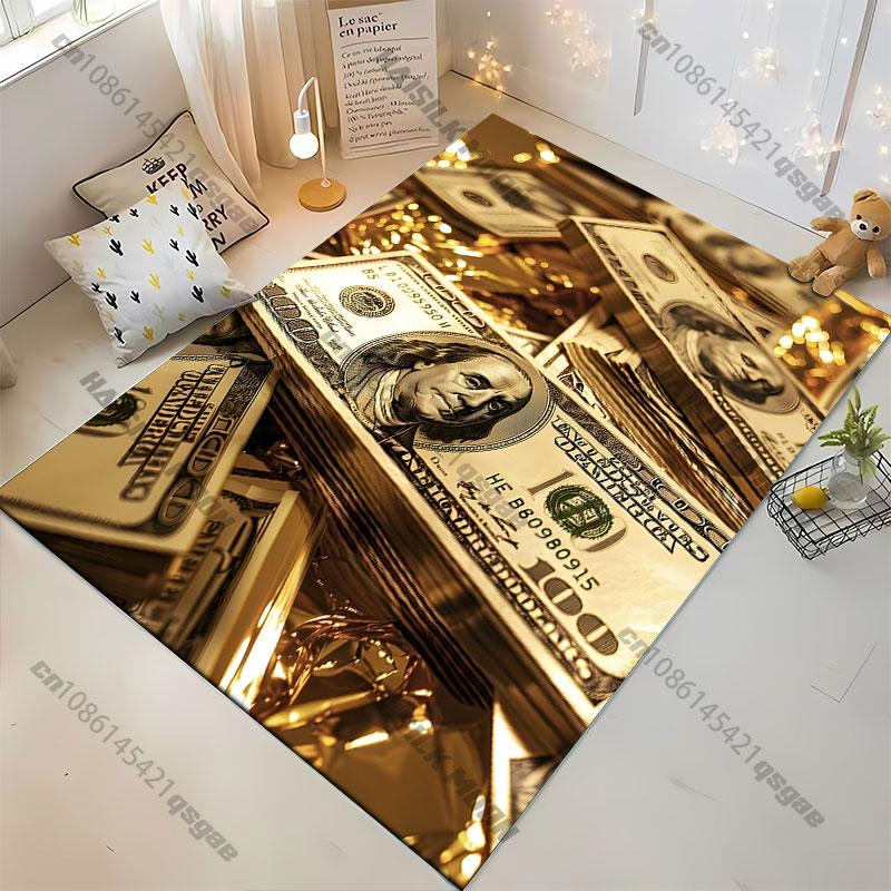 

Money gold billscarpet Yoga living room room decor children s crawling mat doormat area rug games floor mat 40x60cm
