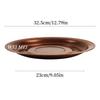 Unique Pattern Pure Copper Handcrafted Fruit Plate,32 cm Multi-Functional Shape Tray Home Cheese Food Plate,Table Tableware
