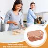 2 Layer Bento Lunch Box Kid High Capacity Microwave Divided Food Containers Portable Leakproof Office Camping Outdoor supplies
