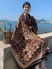 New Summer Fashion Women Silk Scarf Beach Wrap Shawl Leopard Print Sunscreen Bandana Hijab Mujer Bohemian Musulman Scarve Pareo