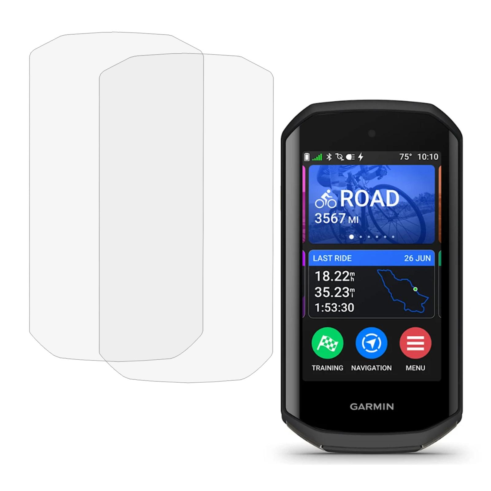 

2 шт. Для Garmin Edge 1050 Захисна плівка для екрана Велосипедний комп ютер Прозора плівка з ТПУ A