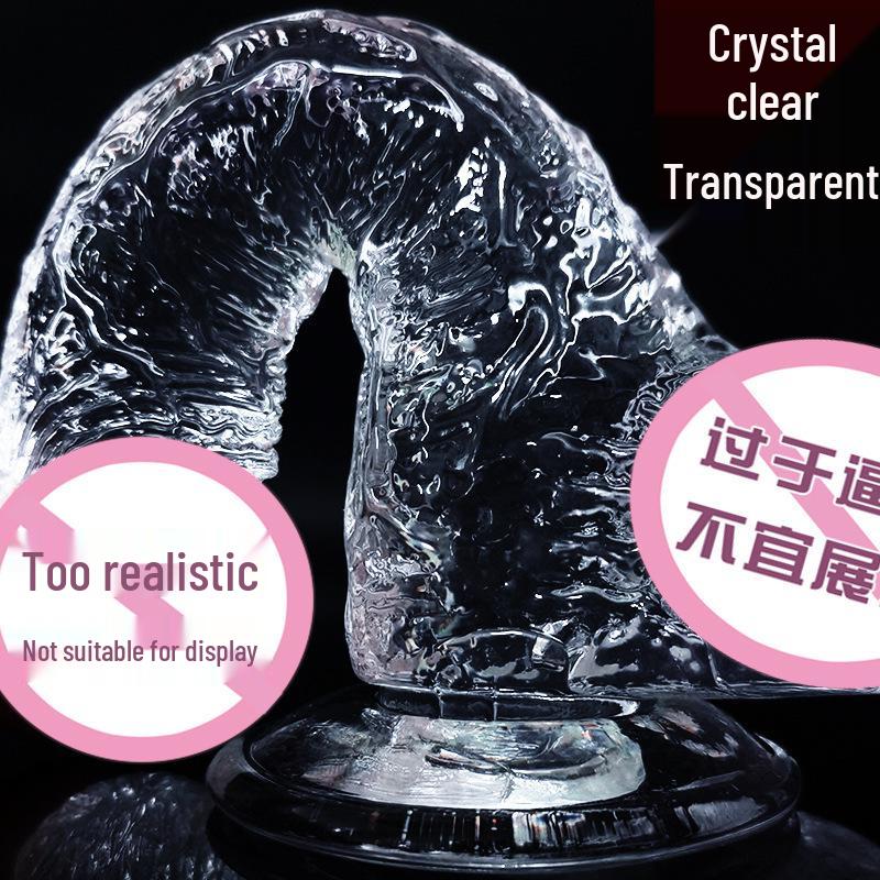 Long Love Realistic Crystal Dildo - Female Adult Masturbator
