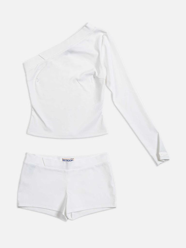 Teuluel Logo Shorts (White)
