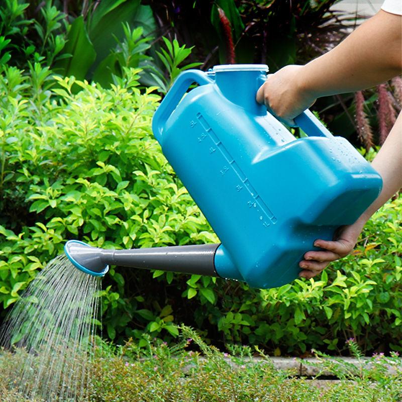 Large Thiened 5L Plastic Long Mouth Watering Can Gardening Household Flower Sprang Hose Garden Tool Flower Bed Sprayer
