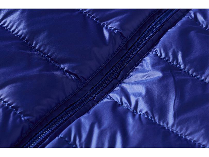 Men's Large Size Lightweight Down Vest - Stand Collar Sleeveless Jacket for Autumn/Winter
