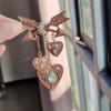 Cupid's Love Arrow Brooch Design, Medieval Heart-piercing Arrow Tassel Brooch Accessories