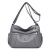 2025 New Soft Leather Large Capacity Multi-Layer Shoulder Crossbody Bag for Middle-Aged Women