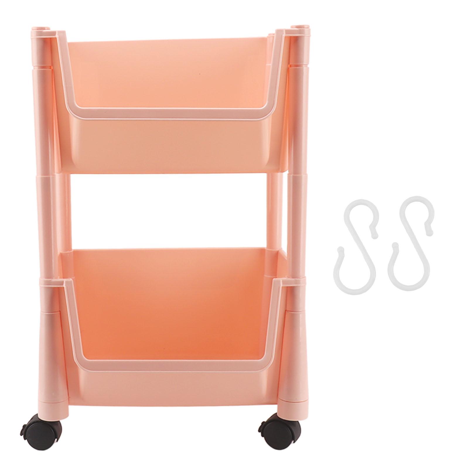 Компактный передвижной органайзер для хранения Большая вместимость Мобильная хозяйственная тележка Передвижное хранилище Книжная полка 1979₽