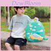 Adorable Children's Backpack For Boys And Girls Lightweight Pvc Airplane Design Perfect For Preschool And Kindergarten