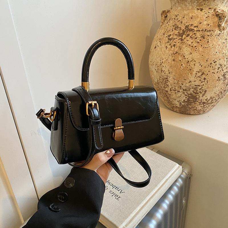 Kleine Tasche Damen Herbst und Winter vielseitig neu modisch schlichte Umhängetasche Damen Arbeit kleine Tasche