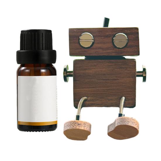 Car Aromatherapy Handmade Wooden Doll Long-Lasting Aromatherapy Essential Oil Diffuser Shaking Feet Car Dashboard Decoration