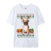Boy Prevalent Europe Tops Shirts Cotton T Shirts Preppy Style Funny Pug Christmas Ugly Dog Xmas Tshirt Designer T Shirt Men