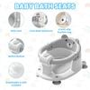 Baby Bath Seat For Babies 6 Months Plus.cute Bear Non-slip Baby Bath Chair Safe Infant & Born Bathtub Chair
