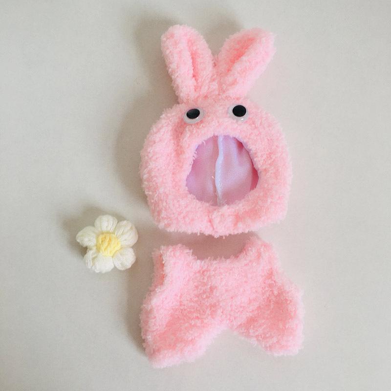 בגדי בובת קטיפה ויניל חמודה 17 ס"מ קופסה עיוורת - תליון LaBuBu שמלת אביזרים