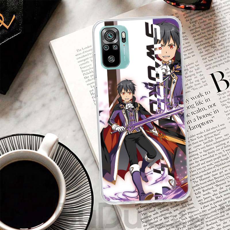 Anime Sword Art Online SAO Cover For Xiaomi Redmi Note 14 13 12S 12 11 Pro Plus Phone Case 11S 10S 10 11E 11T 14Pro 13Pro Print