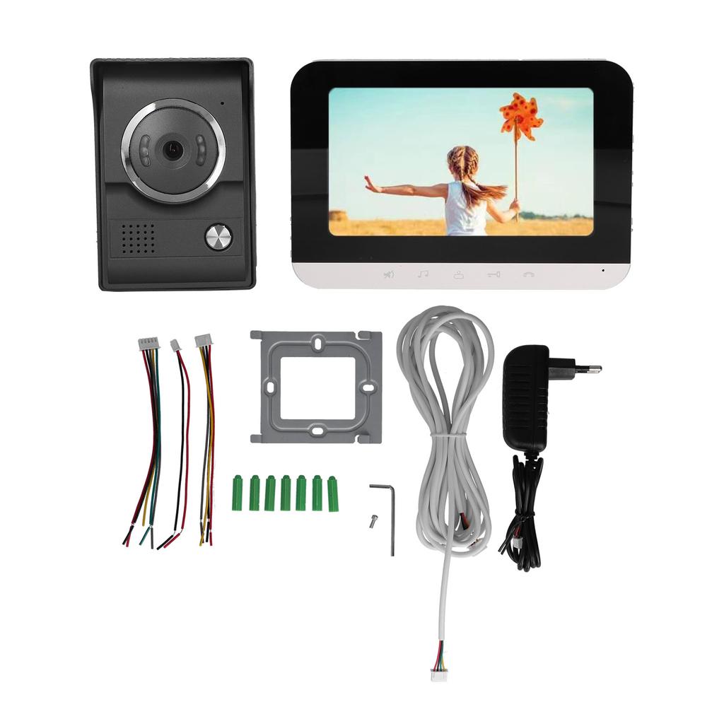 Smart Doorbell High Definition LCD Visual Multifunctional Video Doorbell 100?240V for Home Office