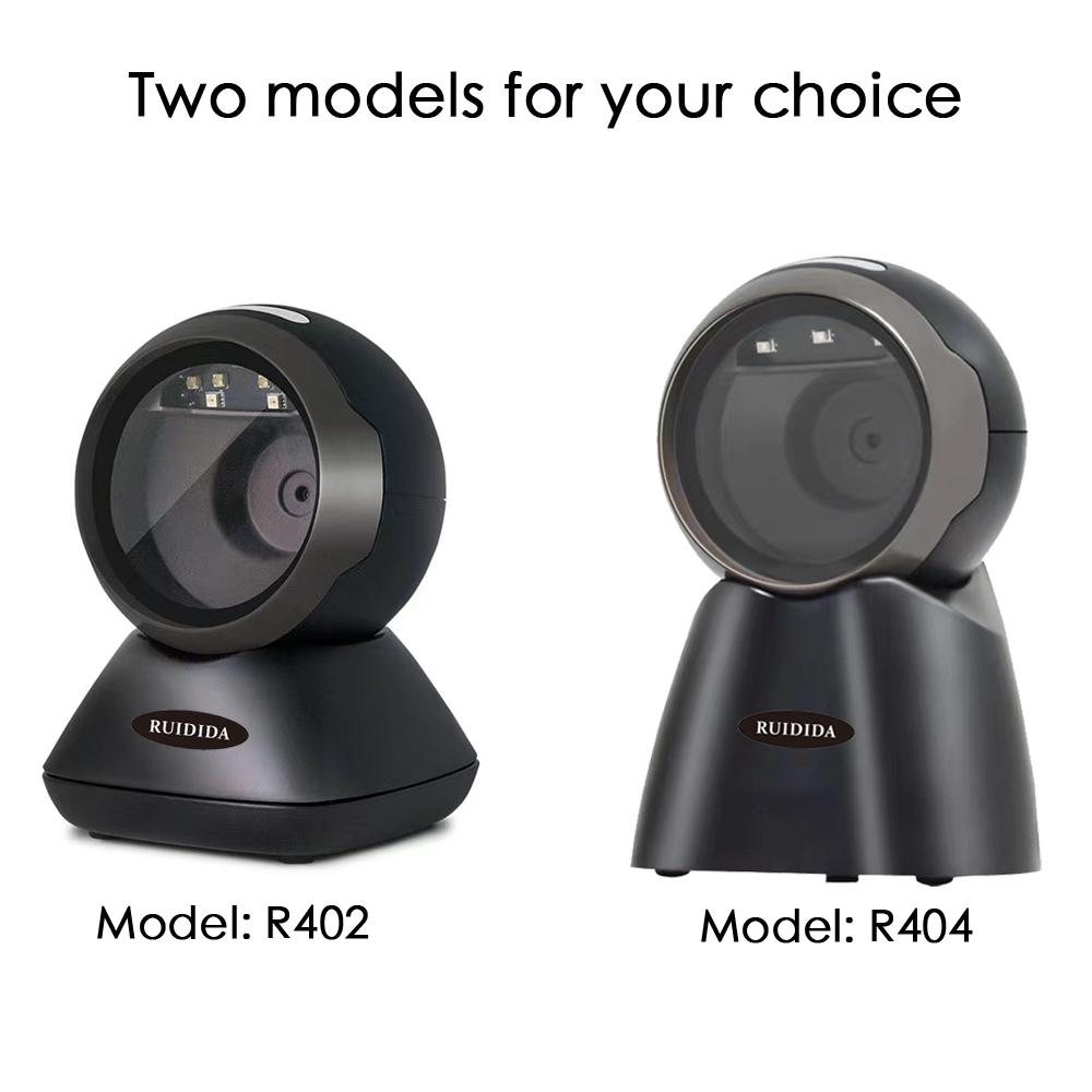 Desktop QR Code Scanner Hands-Free USB Wired Barcode Reader Platform Automatic Scanning Bar Code Scanner 1D 2D Table Bar Reader