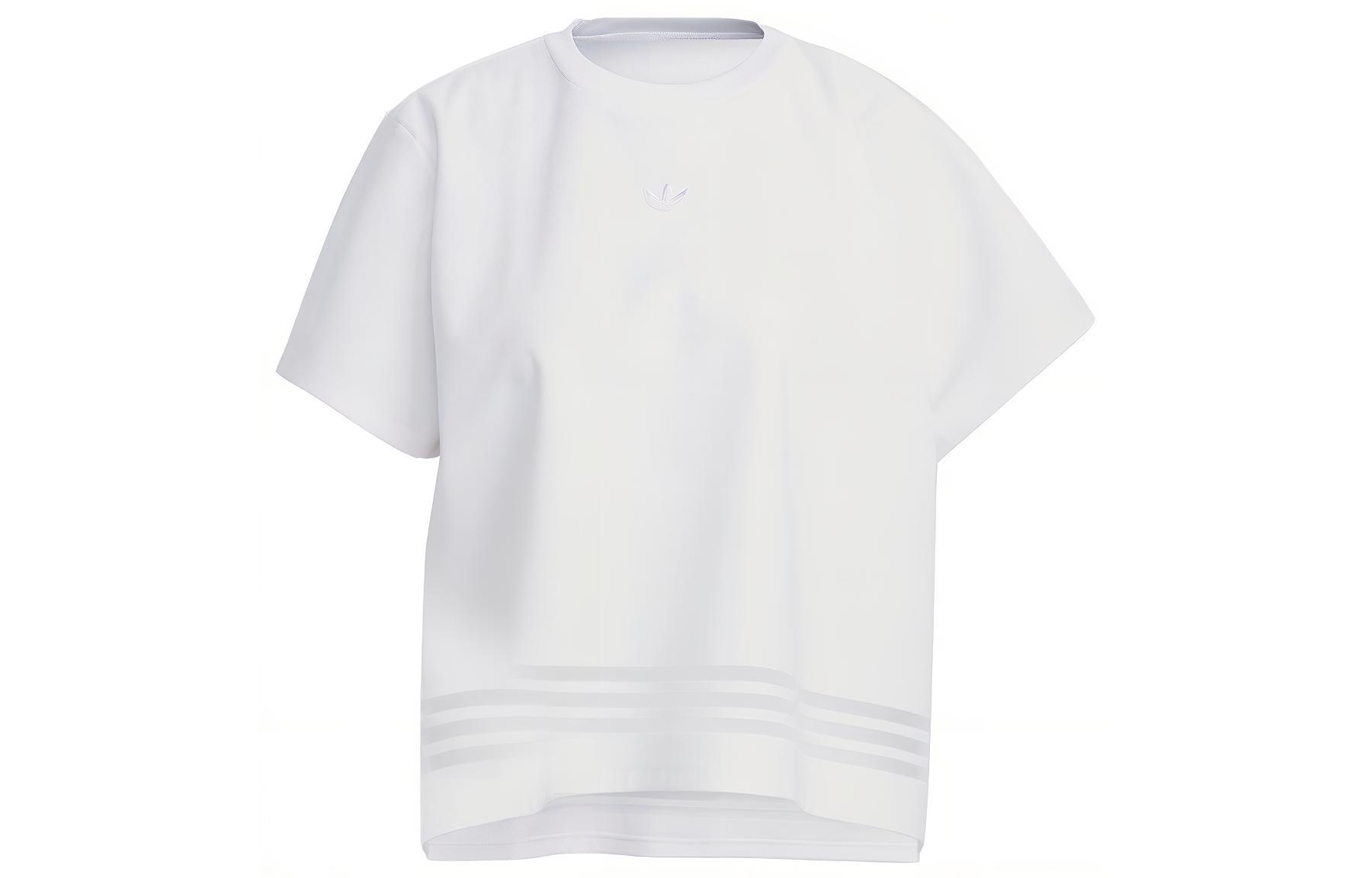 Adidas Originals T Shirts Women s White Crew Neck Moderate GN3189 36