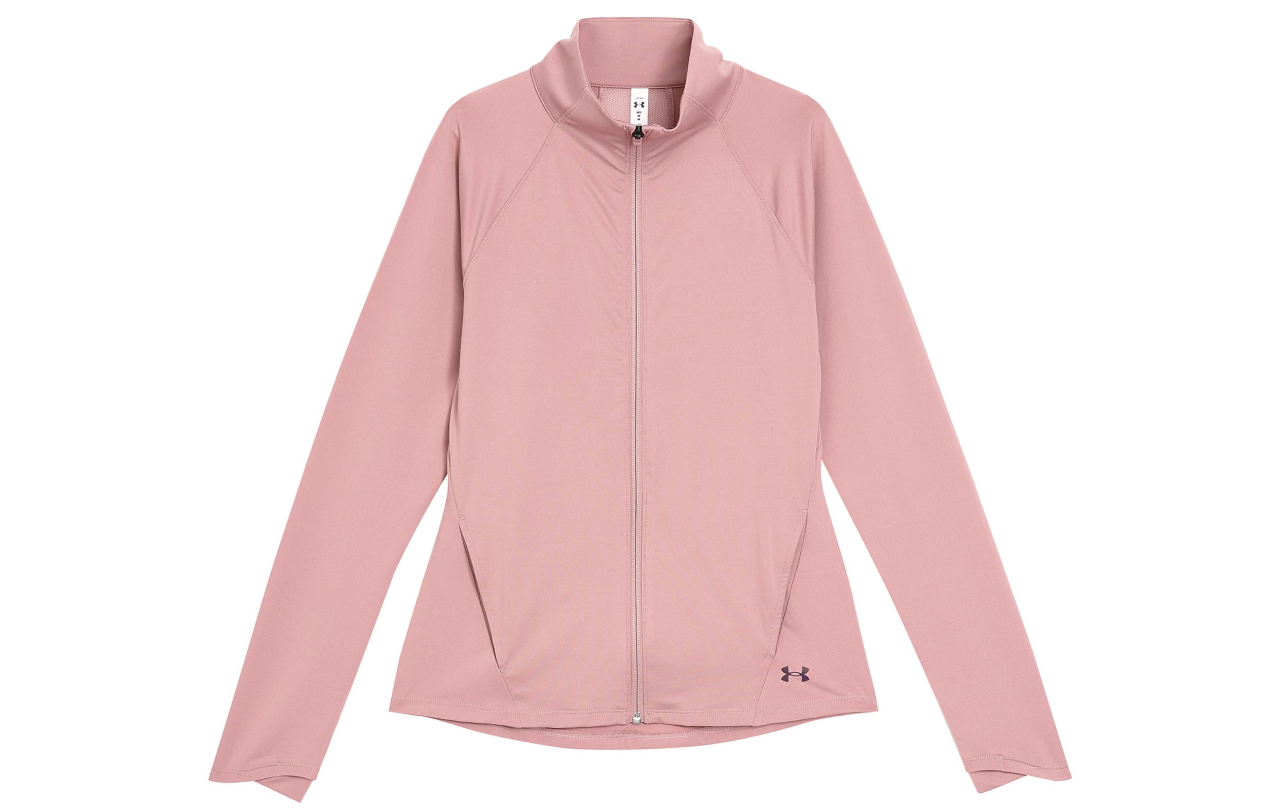 Under Armour RUSH Jackets Women s Pink Stand Collar Thin Other 1379044-697 XL