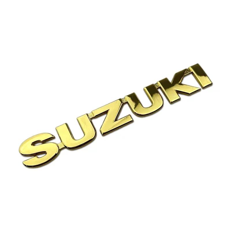 Metal Trunk Letter Emblem for Suzuki SX4 S-Cross Samurai Swift Sport Jimny Grand Vitara XL Alto Ignis Car Rear Badge Sticker