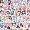103 süße Aufkleber mit Loli-/Mädchenmotiven zur selbst gestalteten Dekoration von Notizbüchern, Planern, Wasserflaschen und Anime-Bastelarbeiten.