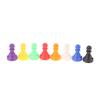 32Pcs 2.5*1.5Cm Chessman Plastic Pawns Checkers Pieces For Games Tabletop Markers Components