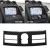 Carbon Fiber Interior GPS Navigation Frame Trim Cover For Nissan 350Z 2006-2009