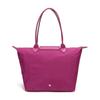Longchamp Le Pliage Club Fabric Long Handle Snap Closure Nylon Crossbody Tote Bag Small Women Bags Purple Red 1899619P40