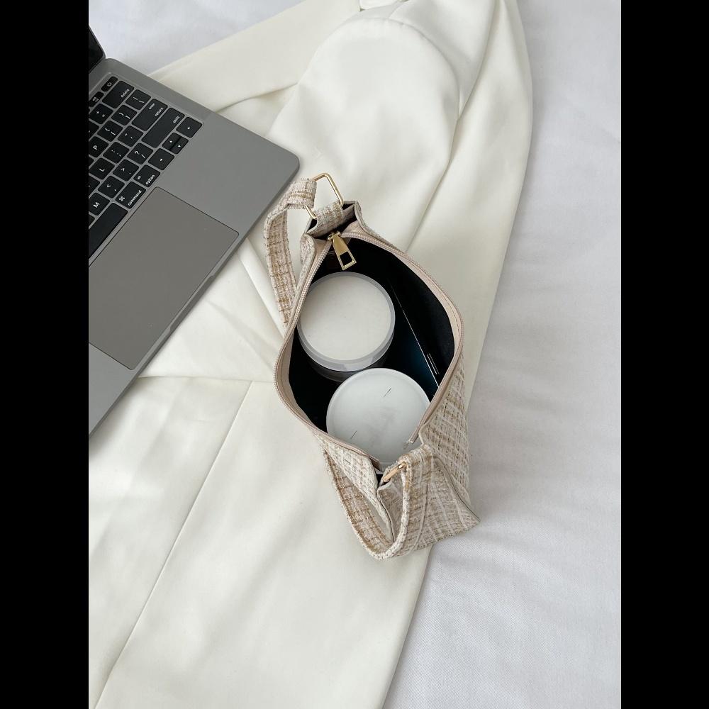 Colorblock Plaid Pattern Bag Handbag, Shoulder Bag Minimalist, Casual Lightweight, Portable For Women Girl Gift Bag, Work, Business