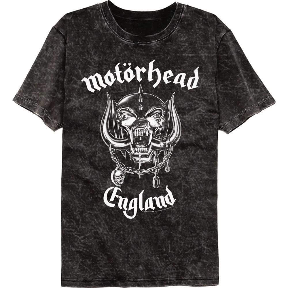 Motorhead England Colortone Mineral Wash Music Shirt 160