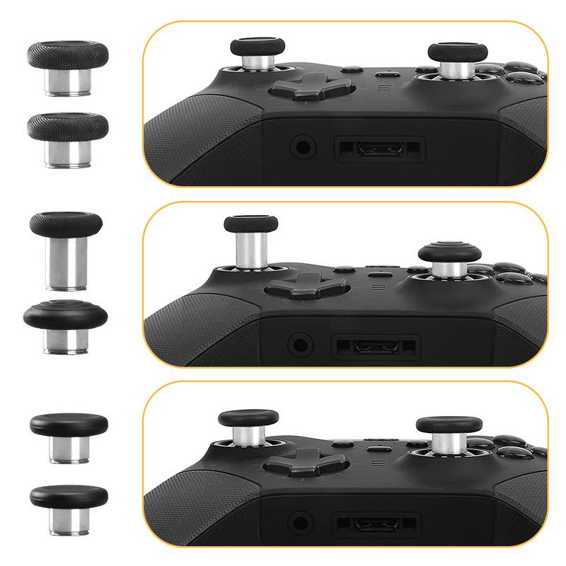For Xbox One Elite Series 2 Controller Accessories Kit Metal D-Pad Trigger Paddles Repair Set Gamepad Thumb Stick Grips