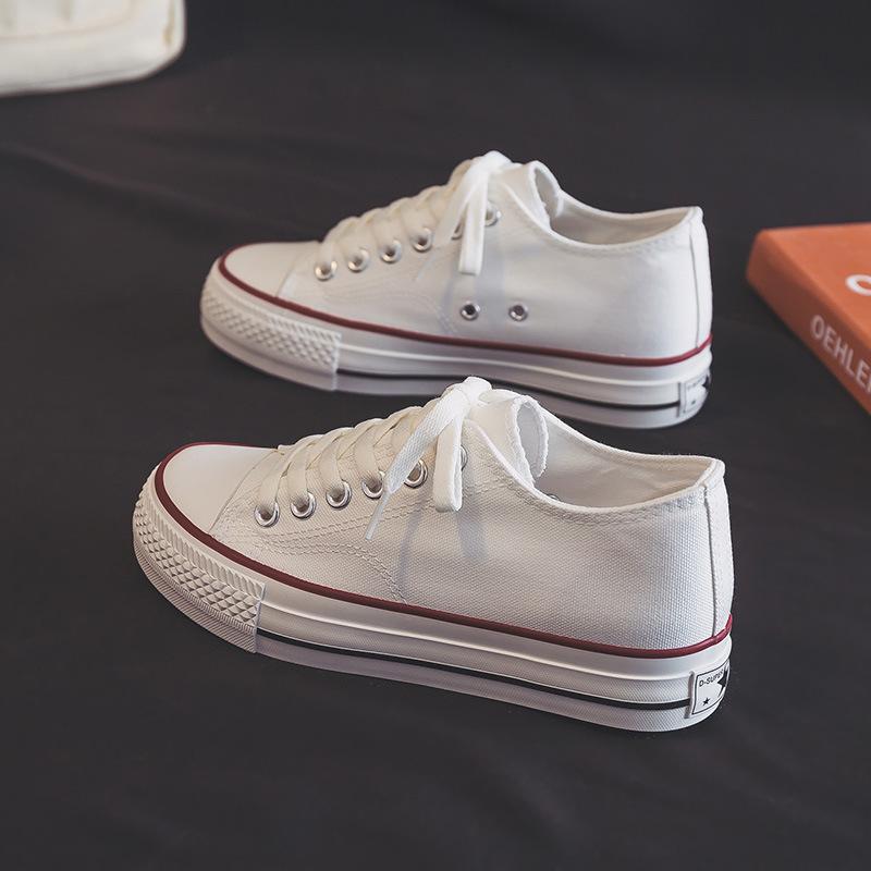 

Холщовые туфли на толстой подошве, женская обувь, новые весенне-осенние туфли со скрытой платформой, универсальные тканевые туфли в стиле улззанг 35