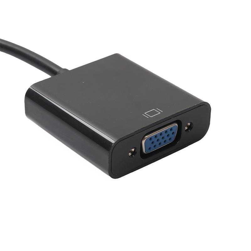 DisplayPort DP Male To VGA Female Video Converter Adapter Cable for PC Laptop TV 20CM