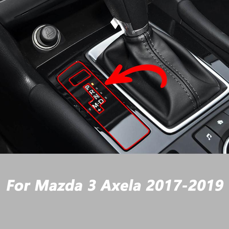 For Mazda 3 Axela 2017 2018 Gear Panel Transparent TPU Protective Film Anti Scratch Repair Film