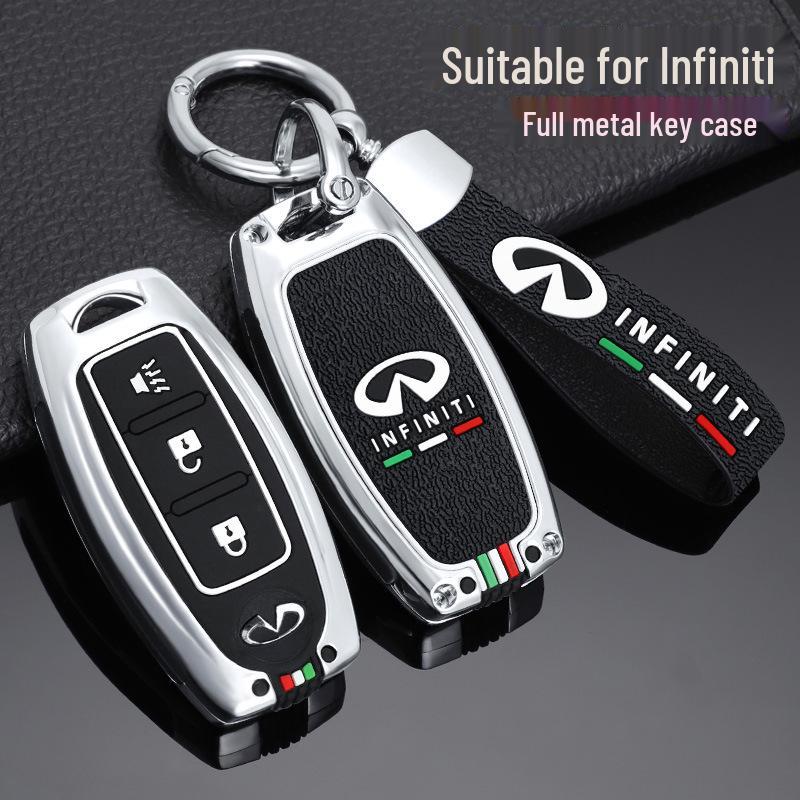 Infiniti Schlüsselhülle: Kompatibel mit Q50L, Q70, QX50, QX60, FX35 - Metallgehäuse & Schlüsseltasche