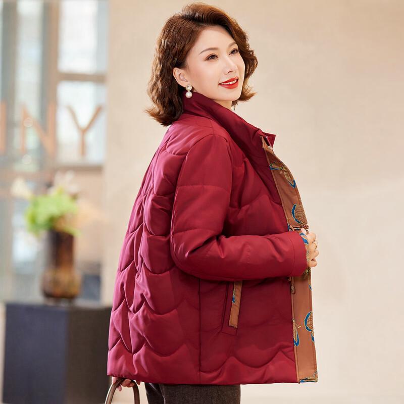 Pa Si Te Women's New Chinese Style Winter Stand Collar Padded Jacket