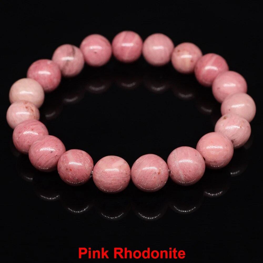 

Браслет из натурального камня, аметист, тигровый глаз, розовый кварц, обсидиан, агат, бусины, ювелирное изделие, подарок для мужчин, магнитная защита здоровья для женщин 8mm&19cm