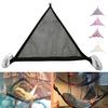 Yousheng Reptile Hammock Triangular Shape Good Air Permeability Stable Small Pet Lizard Mesh Hanging Bed Pet Supplies