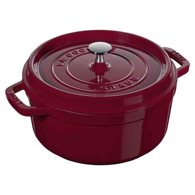 Staub Dobbelt Håndtag Gryde Pico Cocotte Rund 18cm Ovnfast Bordeaux