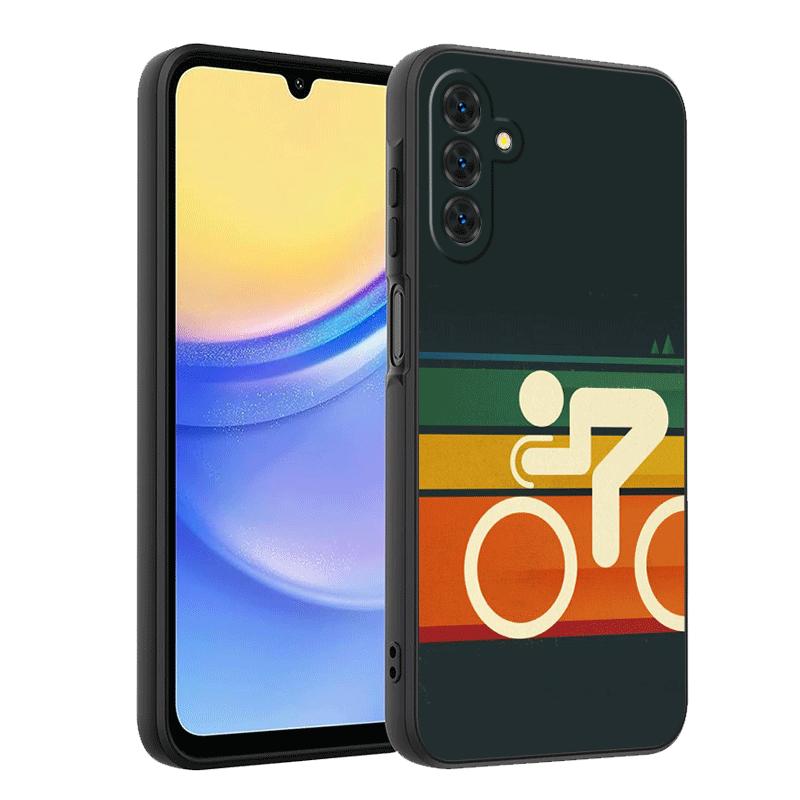 Bicycle Bike Sports Soft Phone Case for Samsung A17 A37 A57 A16 A26 A36 A56 A15 A25 A35 A55 A14 A24 A34 A54 A13 A23 A33 A53 A52